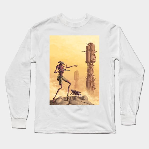 Weevil Scout Long Sleeve T-Shirt by Oliver Bown Designs